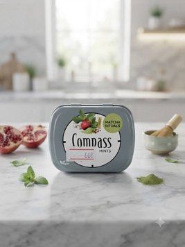 Драже Compass із серії Matcha Rituals зеленого чаю матча і граната 4017602700906 фото