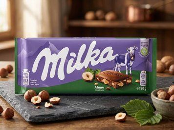 Молочний шоколад Milka з лісовими горіхами 7622202264207 фото