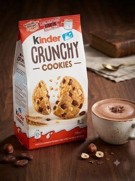 Печиво Kinder Crunchy Cookies 80005000426449 фото