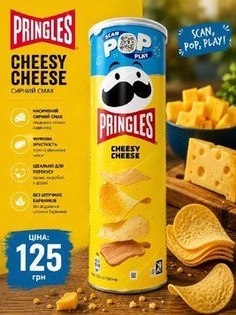 Pringles із сиром 5053990190140 фото