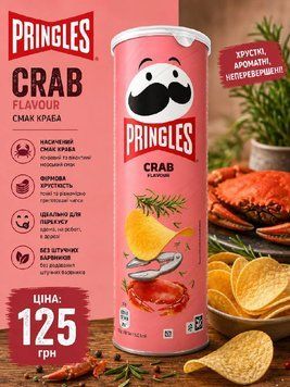 Pringles із крабом 5053990113057 фото