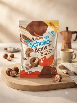 Kinder Schoko-Bons Crispy (4 шт.) 8000500418512 фото