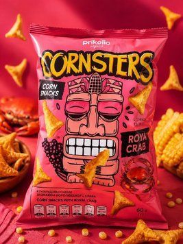 Cornsters Corn Snacks Rota Crab 4820122284821 фото