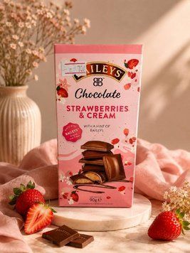 Молочний шоколад Baileys Strawberries & Cream 5099872018898 фото