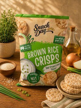 Рисові чіпси виробляються брендом Snack Day 1125 фото