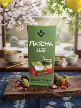 Шоколадна плитка Melidya Matcha Strawberry 8685021970178 фото