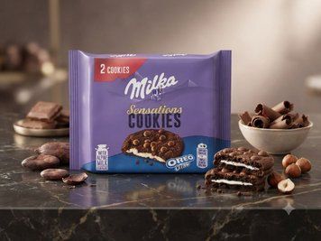 Milka Sensations Cookies Oreo Creme 7622202356339 фото