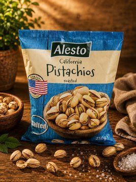 Фісташки смажені, не солені Alesto 4335619014459 фото