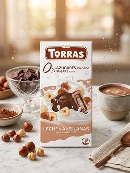 Молочний шоколад Torras 8410342005625 фото