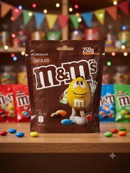 Упаковка шоколадних драже M&M's Chocolate 5000159023283 фото