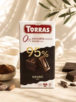 Чорний шоколад Torras 8410342007735 фото