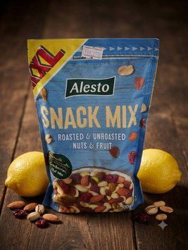 Alesto Snack Mix, суміш смажених та несмажених горіхів із фруктами 20716615 фото