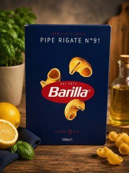 Паста Barilla Pipe Rigat №91 8076802085912 фото