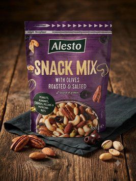 Alesto Snack Mix з оливками, смаженими та солоними горіхами 20353032 фото