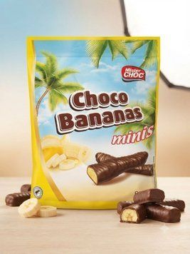 Цукерки Mister Choc Choco Bananas Mini 20044749 фото