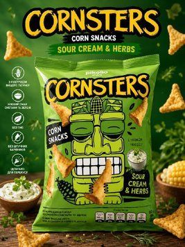 Cornsters Sour Cream & Herbs 4820122284777 фото