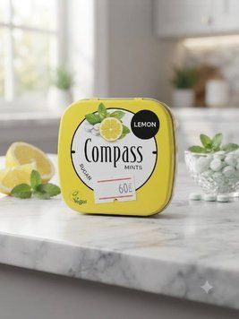 М'ятні драже Compass зі смаком лимона 4017602700723 фото