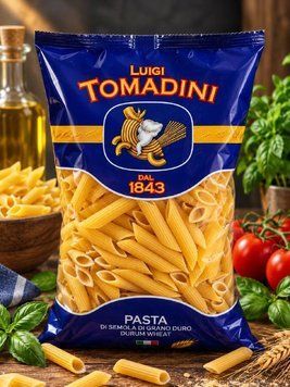 Макаронні вироби Luigi Tomadini Penne Rigate 8032942820233 фото